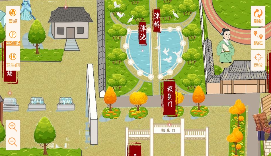 甘肃手绘地图景区语音讲解导览系统：智慧景区建设的基石